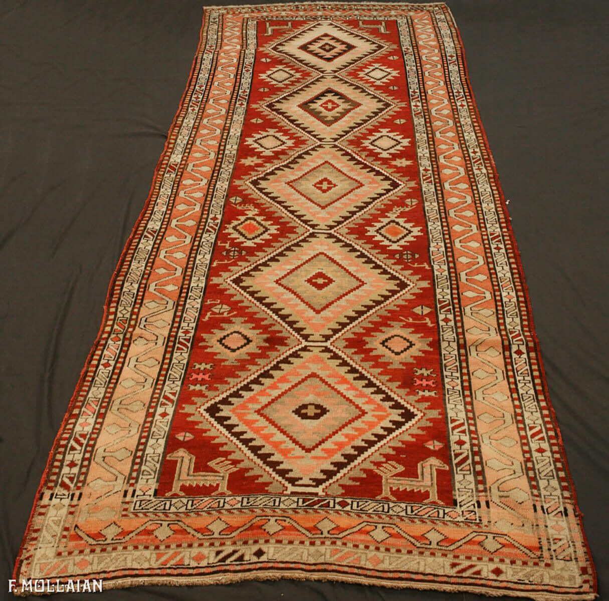 Tapis Couloir Caucasien Antique Shirvan n°:26255834